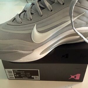 Nike A’One A’ja Wilson Gray and White basketball shoes
